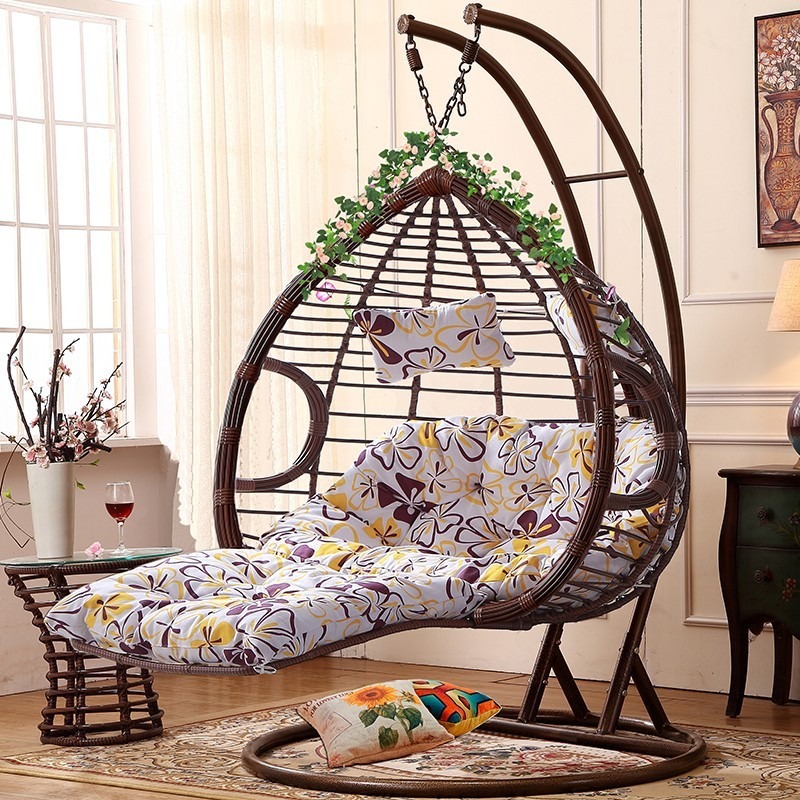 Spider Plant Hanging - Sillón colgante de ratán, hamaca de