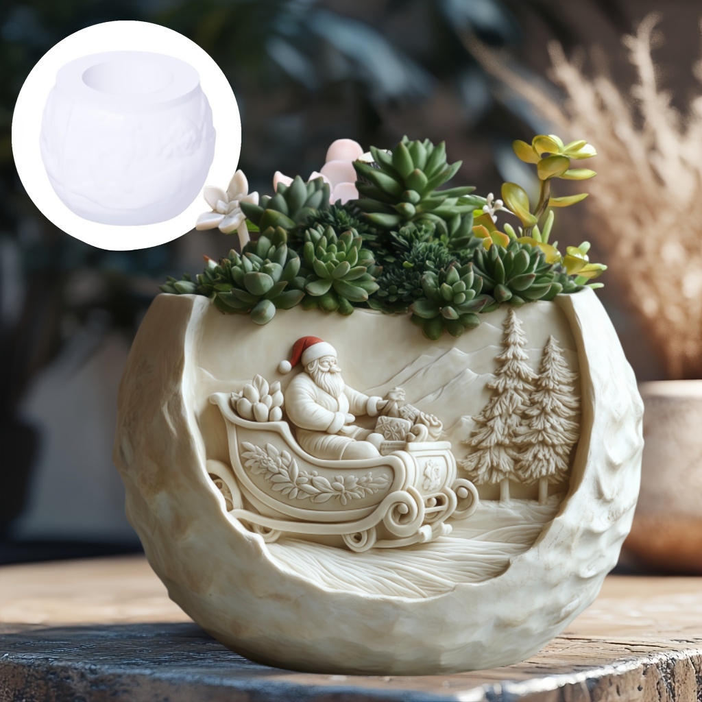 Trineo de cedro, vela en relie - Echeveria Succulent reseña y precio